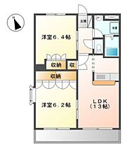 広島県広島市安佐南区東原1丁目（賃貸アパート2LDK・2階・57.33㎡） その2