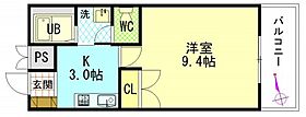 広島県広島市中区橋本町（賃貸マンション1K・9階・27.81㎡） その2