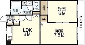 広島県広島市中区大手町3丁目（賃貸マンション2LDK・4階・49.84㎡） その2