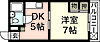 迫マンション3階3.5万円