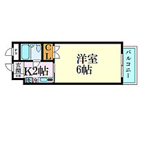 広島県広島市中区上幟町（賃貸マンション1K・6階・19.72㎡） その2