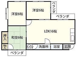 間取図画像 3LDK