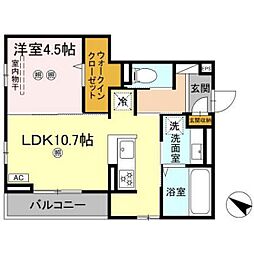 間取図画像 1LDK