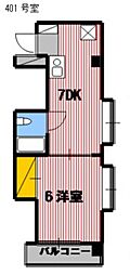 間取図画像 1DK