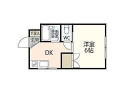 間取図画像 1DK