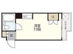 さくらビル ワンルームの間取図画像