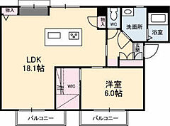 物件の間取り