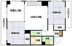 第2伊藤ビル 3LDKの間取図画像