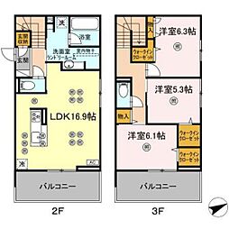 The Soveria 3LDKの間取図画像