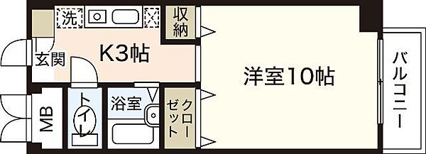 サンスペアリアビル ｜広島県広島市佐伯区五日市5丁目(賃貸マンション1K・6階・30.03㎡)の写真 その2