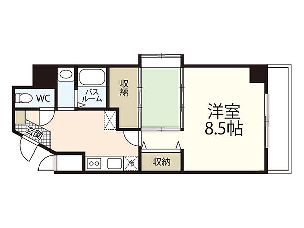 センチュリー相原 ｜広島県広島市佐伯区五日市5丁目(賃貸マンション2K・2階・33.30㎡)の写真 その2