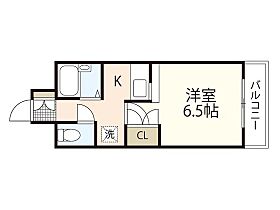 エステートベネフィット5フルタ  ｜ 広島県広島市西区横川新町（賃貸マンション1K・2階・20.65㎡） その2