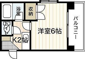 エステート三滝  ｜ 広島県広島市西区三滝町（賃貸マンション1K・4階・17.15㎡） その2