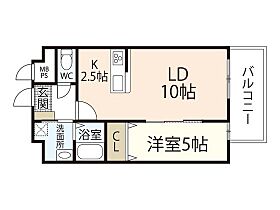 広島県広島市中区住吉町（賃貸マンション1LDK・6階・41.08㎡） その2