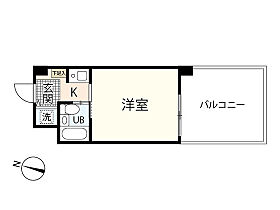 広島県広島市中区南竹屋町（賃貸マンション1K・5階・17.05㎡） その2