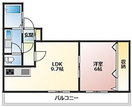 パール西広島  ｜ 広島県広島市西区福島町1丁目（賃貸マンション1LDK・2階・32.40㎡） その2