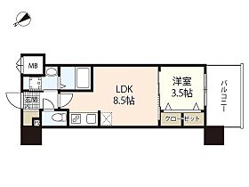 S-RESIDENCE空港通りawesome  ｜ 広島県広島市西区西観音町（賃貸マンション1LDK・2階・29.76㎡） その2