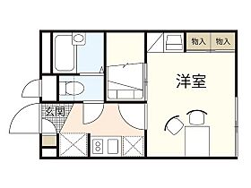 広島県廿日市市地御前2丁目（賃貸アパート1K・1階・23.18㎡） その2