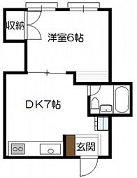 間取図画像 1DK