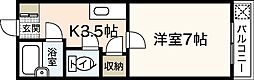 間取図画像 1K