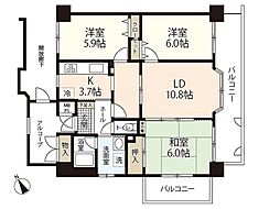 間取図画像 3LDK
