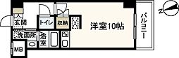 パレグレース中筋 ワンルームの間取図画像
