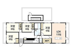 Baillia 4SLDKの間取図画像