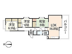 レジェンド.木ノ元 3LDKの間取図画像