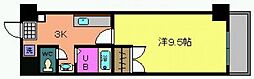 コンフォール下原 1Kの間取図画像