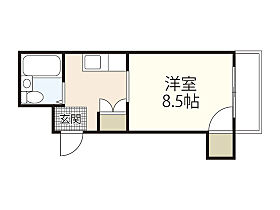 広島県広島市中区江波東1丁目（賃貸マンション1R・3階・17.00㎡） その2