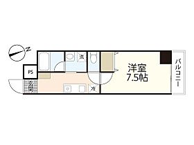 広島県広島市西区観音本町1丁目（賃貸マンション1K・4階・26.19㎡） その2