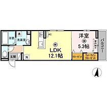 広島県広島市佐伯区楽々園5丁目（賃貸アパート1LDK・3階・43.44㎡） その2