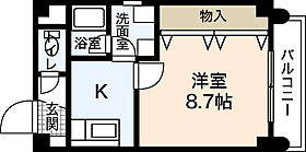 広島県広島市中区東白島町（賃貸マンション1K・2階・30.96㎡） その2