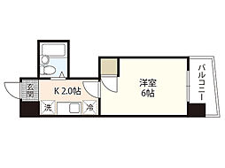 Shoei　Building　No.11 4階1Kの間取り