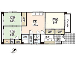 間取図画像 3LDK