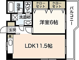 間取図画像 1LDK