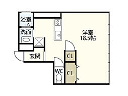 間取図画像 ワンルーム