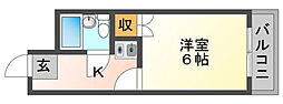 間取図画像 1K
