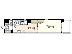 第10寺前ビル 1Kの間取図画像