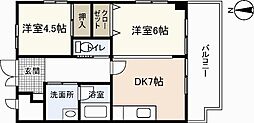 間取図画像 2DK