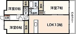 間取図画像 3LDK