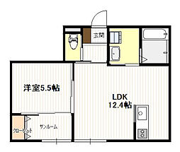 間取図画像 1LDK