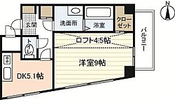 DOLCEハツカイチ 1DKの間取図画像