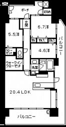 ヴェルディ古市駅前 3LDKの間取図画像