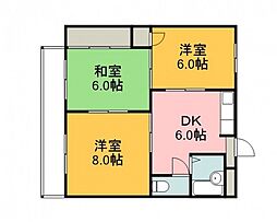 レジェンドいとう 3DKの間取図画像