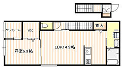 物件の間取り