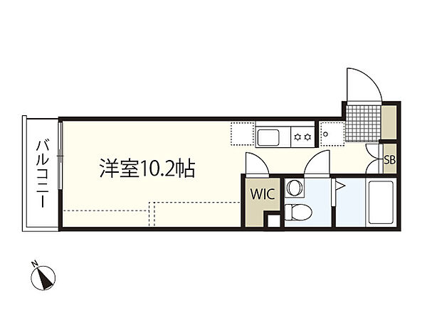 ＣＯＬＬＩＮＡ五日市中央 ｜広島県広島市佐伯区五日市中央6丁目(賃貸アパート1R・2階・24.64㎡)の写真 その2