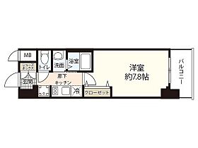 広島県広島市中区国泰寺町2丁目（賃貸マンション1K・14階・25.22㎡） その2