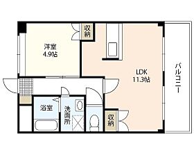 広島県広島市西区古江西町（賃貸マンション1LDK・3階・41.02㎡） その2