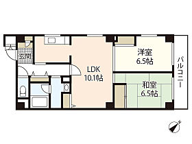 広島県広島市中区千田町1丁目（賃貸マンション2LDK・6階・60.48㎡） その2